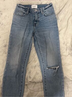 Current/Elliott Light Blue Denim Jeans